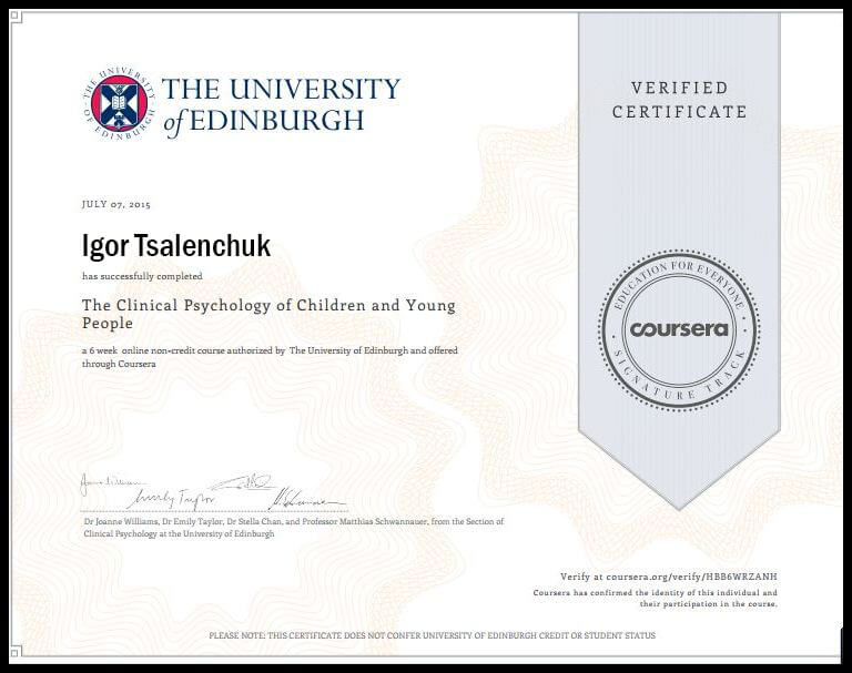 TSALENCHUK VerifiedCertificate
