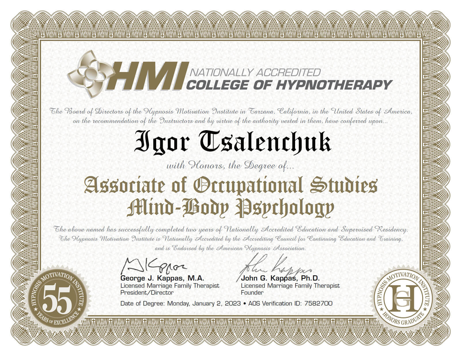 TSALENCHUK aos-degree
